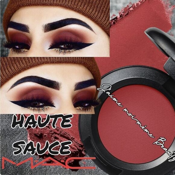 MAC Matte Eyeshadow in Haute Sauce (Intense Brick Red) - Picture 1 of 15